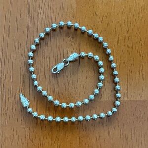 Vintage Silpada 925 Silver Beaded Necklace